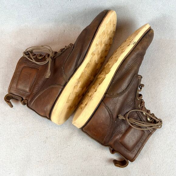 J Shoes Brown Leather Rider Boots Mens Size 10.5 30101-0806 - Picture 7 of 12